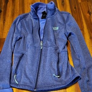 The North Face Purple Full-Zip Teddy Fleece Jacket
